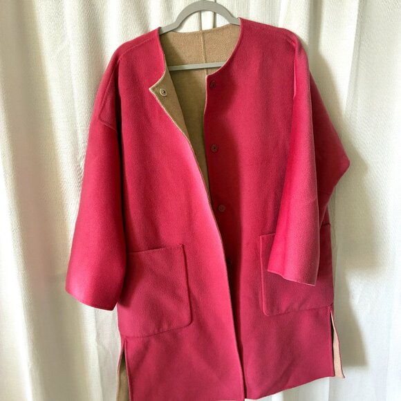 Max Mara Weekend Reversible Virgin Wool Coat – Size 6 (US) - Picture 1 of 7